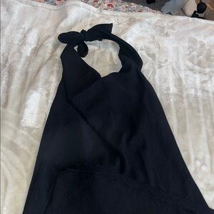 See You Monday Black Mini Dress